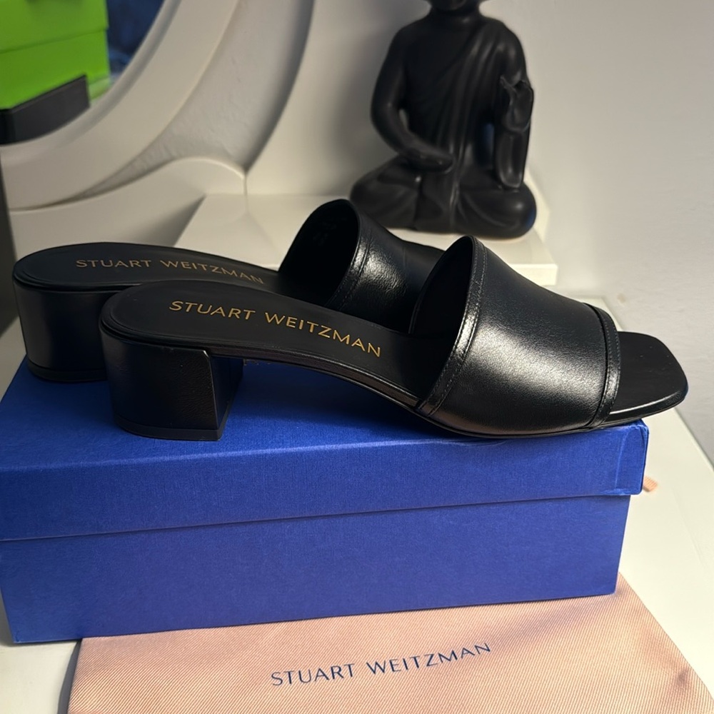 🔥 Stuart Weitzman Cayman 35 Block Slide🔥